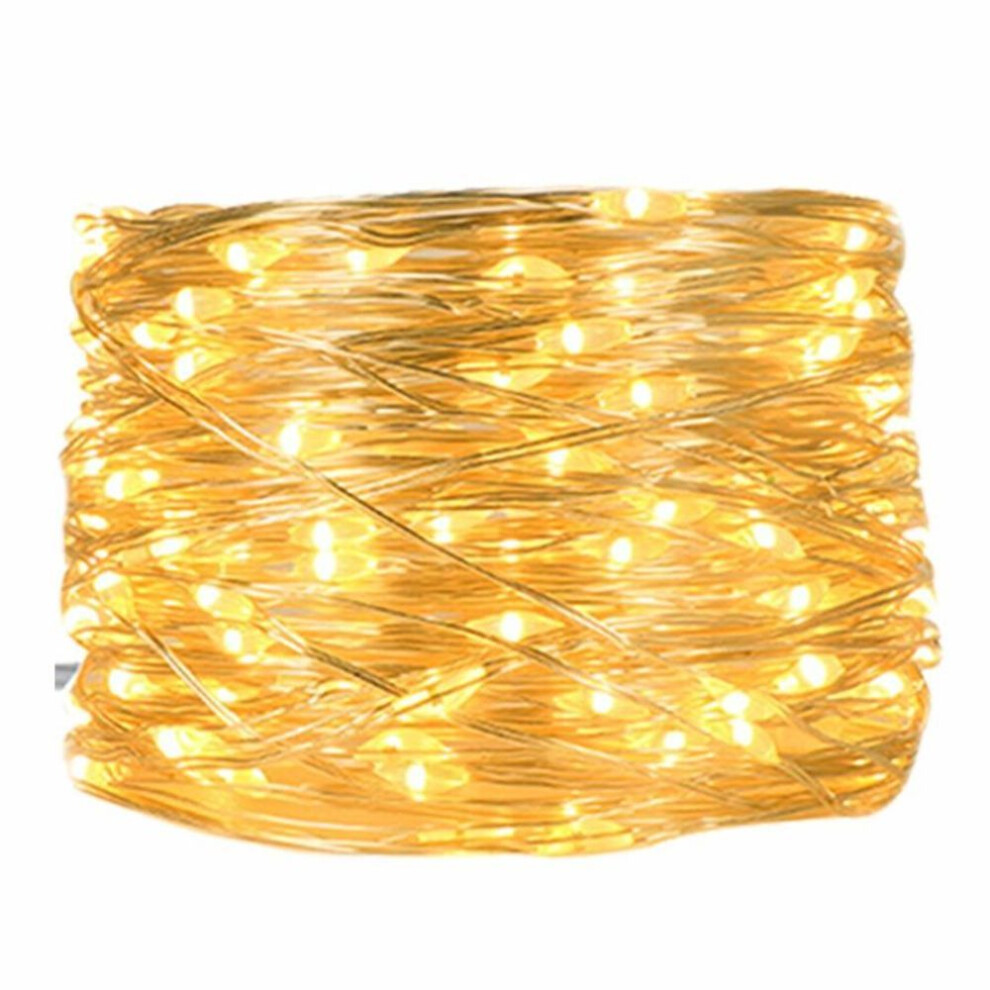 (warm white, Battery box 5M 50LED) Outdoor Led String Light 10m 20m Remote Control Timing Battery USB Garden Fairy Light For Home Party Christmas Decoration