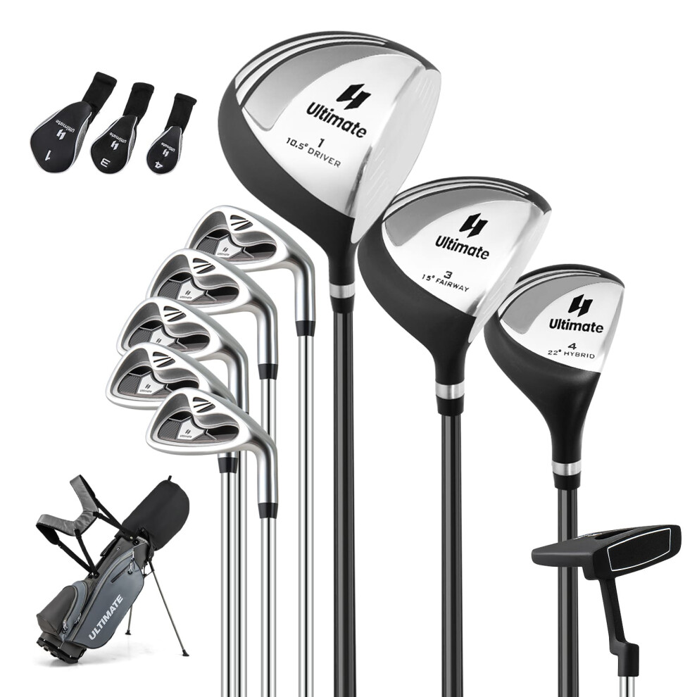 Men's Complete Golf Clubs Package Set 10 Pieces