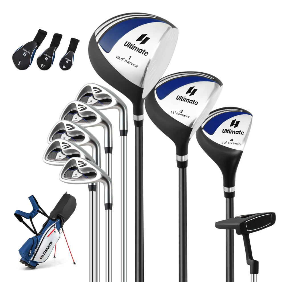 Men's Complete Golf Clubs Package Set 10 Pieces