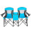 Casart Double Sunshade Folding Chairs Outdoor 2-person Chairs 10