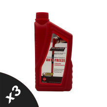 Red Antifreeze Coolant Concentrate OAT Extended Life Coolant  SAE J 1034 3x1L