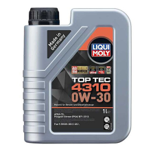 Liqui Moly TOP TEC 4310 0W-30 Semi Synthetic Engine Oil ACEA C2 1L