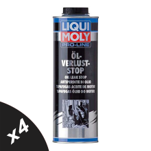 Liqui Moly PRO-LINE OIL Stop Leak 4x1L Sealer Treatment Reduces Oil Consumption