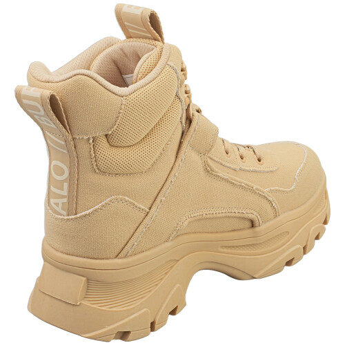 Buffalo (40) Buffalo Women's Venom Mid Vegan Creme Sneakerboots 1