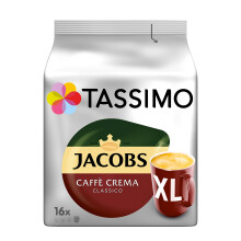 Tassimo Jacobs Caff? Crema Classica XL, Capsule di Caff? - 5 Confezioni (80 Porzioni)