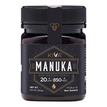 Kiva Manuka Honey, Certificato UMF 20+ (MGO 850+) ? Nuova Zelanda (250 ml)