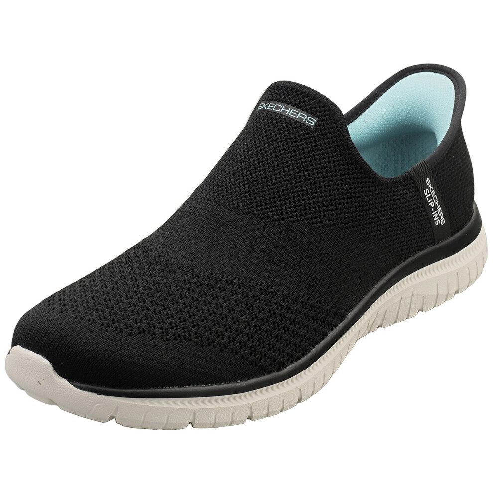 (7) Skechers Virtue-sleek Vegan Womens Slip On Trainers in Black White