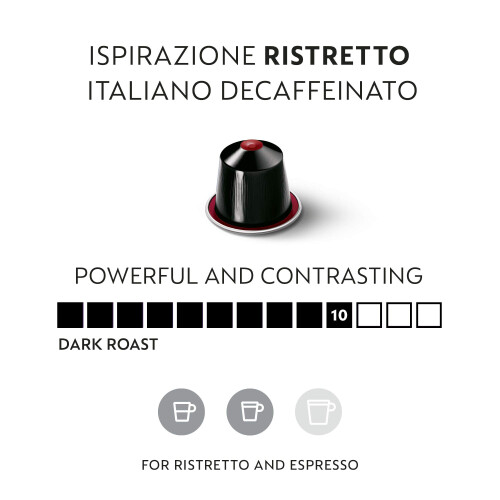 Nespresso NESPRESSO CAPSULE - 50 RISTRETTO DECAFFEINATO CAPSULE 1