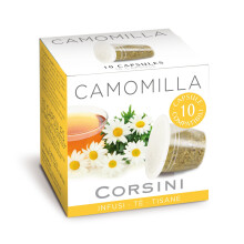 Caff? Corsini - Capsule T? Compatibili Nespresso Camomilla, Tisana Dolce, 12 Confezioni da 10 Capsule