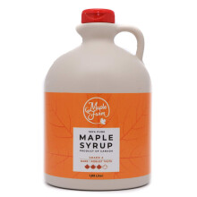 MapleFarm - Puro sciroppo d'acero Canadese Grado A, Dark Robust taste - Caraffa 1,89 l (Confezione da 1) - Pure maple syrup - succo d'acero