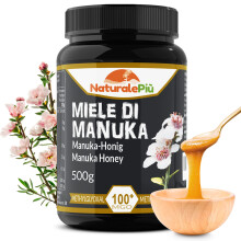 Miele di Manuka Grezzo 100+ MGO Nuova Zelanda - Mono floreale e Ideale per la Cura delle Ferite - T?, Cereali e Prodotti da Forno - Miele Balsamico Pu
