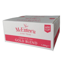 McEntee's Irish Loose Leaf Gold Blend Tea - Catering 1.35Kg - 600 Cup - Expertly Blended in Ireland to give That Perfect Cup of Tea. A Traditional Ble