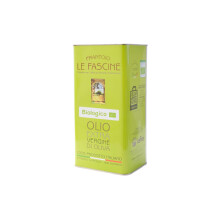 Le Fascine Olio Extravergine d'Oliva Provenzale Biologico 100% Italiano Prodotto da mono cultivar Provenzale (Latta da 3 Litri)