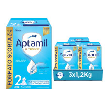 APTAMIL 2 - Latte in Polvere per Neonati dal 6? mese al 12? - 3600 grammi (3 confezioni da 1200g)