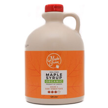 MapleFarm - Puro sciroppo d'acero Canadese BIOLOGICO Grado A (Dark, Robust taste)- 1,89 l (Confezione da 1) - Original maple syrup - succo d'acero BIO