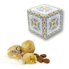 RAREZZE - Paste di mandorla siciliana CLASSICHE, produzione ARTIGIANALE, preparate ALL'ORDINE in monoporzione. Confezione regalo decorata (kg.1). RARE