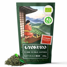 NaturaleBio T? verde Gyokuro Giapponese Biologico da 200g. Bio, Naturale e Puro, Th? verde in foglie di primo raccolto coltivato in Giappone. Organic