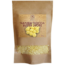 Cacao Burro con Chip Naturale 500g - 100% Naturale & Puro - Theobroma Cacao Butter - Belgium - Burro di Cacao - Cocoa Nibs - Ricco di Antiossidanti -
