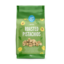 Marchio Amazon - Happy Belly Pistacchi Tostato e salati 4 Confezioni da 500g