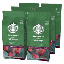 STARBUCKS Verona Caff? Macinato Tostatura Scura, 6 Sacchetti da 200g (1,2kg)
