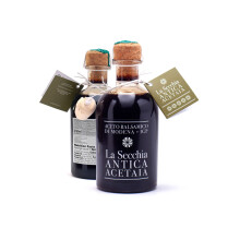 La Secchia - Aceto Balsamico di Modena IGP "Cinque Stelle", Affinato in 20 Botticelle di Legni Diversi, Alta Densit?, Bottiglia 250 ml con Tappo Dosat