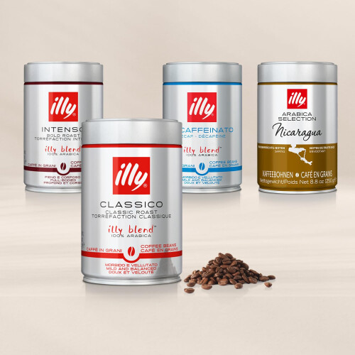 illy 6 barattoli di Caff? in grani Classico 2