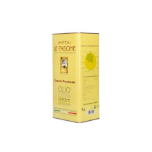 Le Fascine Classico - Olio Extravergine di Oliva 100% Italiano Estratto a Freddo Prodotto da Monocultivar Provenzale (Latta da 5 Litri)