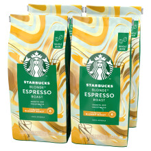 STARBUCKS Blonde Espresso Roast Caff? in grani, 4 Sacchetti da 450g (1,8kg)