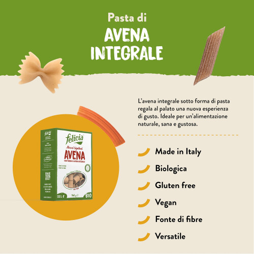 Felicia Mezzi Rigatoni Con Avena - 340 g 2