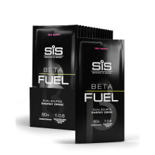 Science in Sport Beta Fuel 80 Bevanda energetica in polvere15 x 82g Frutti di Bosco - Polvere per bevande isotomiche con 80g di carboidrati, Fonte di