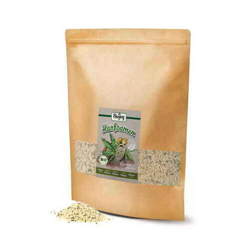 Biojoy Semi di Canapa Decorticati BIO (2 kg), Crudi 1