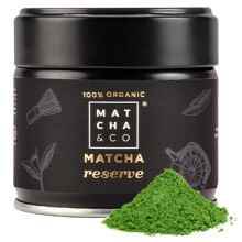 T? Matcha Reserve 100% biologico 30 g [Ceremonial Reserve]. Polvere di t? verde dal Giappone. 100% naturale