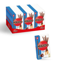 Mikado Cioccolato al Latte, Bastonicino Sottile e Croccante, Ricoperto di Gustoso Cioccolato al Latte, Pratico da mangiare e adatto per ogni occasione