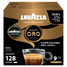 Lavazza, Capsule A Modo Mio Qualit? Oro Caff? d'Altura, 128 Capsule Caff?, con Note di Frutta e Fiori, 100% Arabica, Intensit? 9, Tostatura Media, Gus