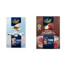 BiffiBiffi Sale Fino Iodato Alimentare monodose 500 bustine monoporzione da 1 g & Aceto Balsamico di Modena IGP monodose 198 bustine monoporzione da 5