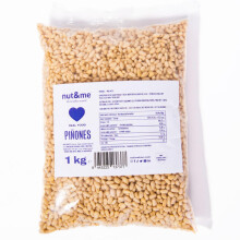 Pinoli naturali 1 kg nut&me | Pinoli sgusciati | Ideali per il pesto | Non tostati | Senza Conservanti o Additivi Aggiunti |