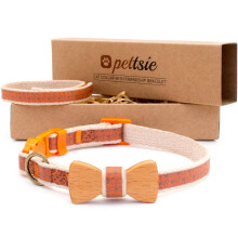 Collar para Gatos con Hebilla de Seguridad y Brazalete de Amistad Marca Pettsie