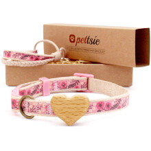 Collar para Gatos con Hebilla de Seguridad y Brazalete de Amistad Marca Pettsie