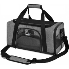 Wakytu Transport?n para Mascotas Aprobado por la TSA para Perros y Gatos peque?os y medianos, Bolsa de Viaje para Transportar Perros con ventilaci?n A