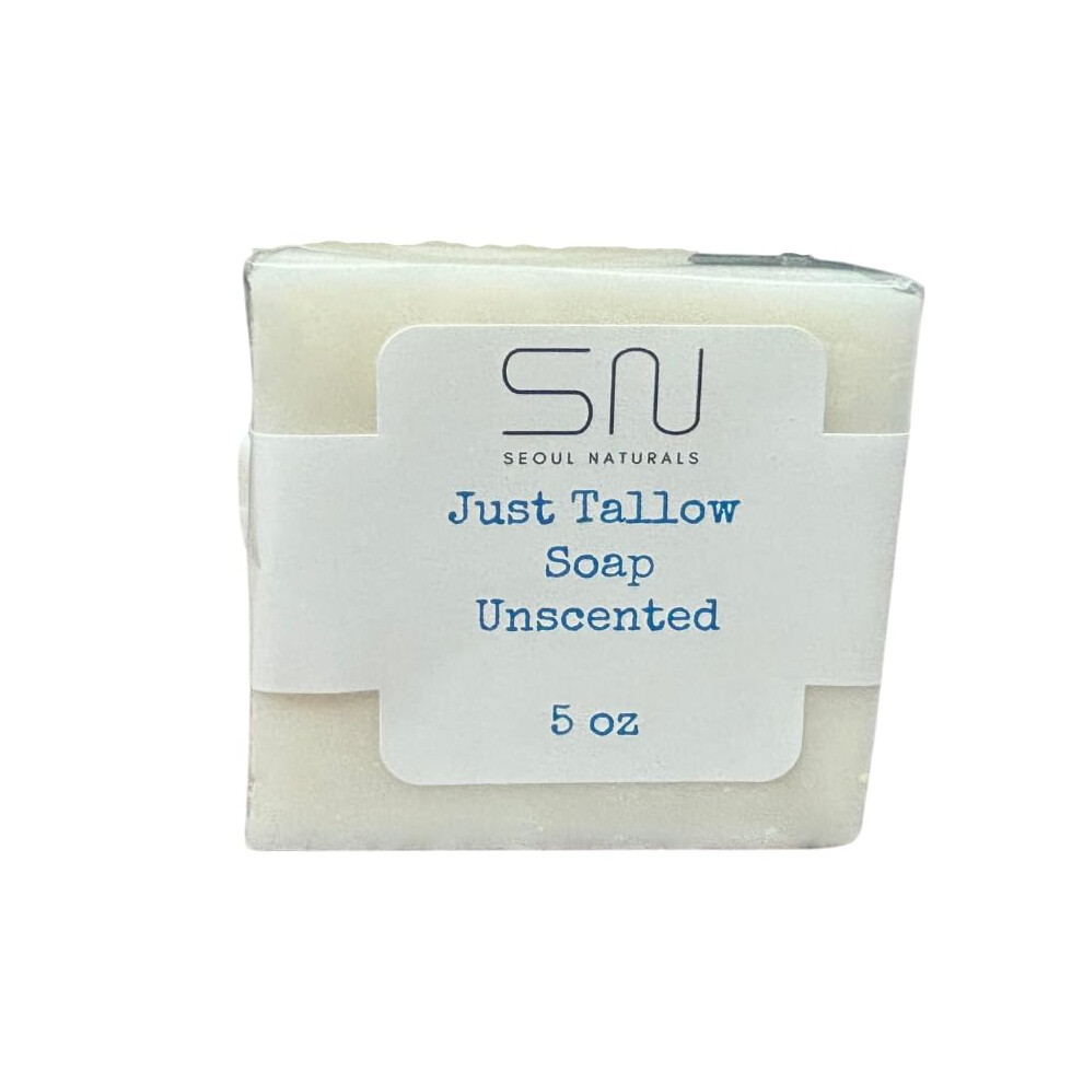 Seoul-Ceuticals Seoul Naturals Just Tallow Soap Unscented 5 Oz