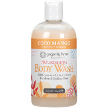 Ginger Lily Farms Botanicals Nourishing Body Wash Coco Mango 100% Vegan & Cruelty-Free Coconut Mango Scent 12 Fl Oz