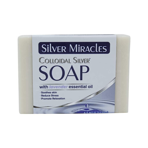 Silver Miracles Colloidal Silver Soap with Lavender