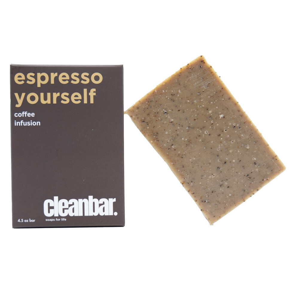 Cleanbar Allnatural Bar Soap Espresso Yourself Coffee Almond Lavender Peppermint And Lemon Exfoliating Bar Soap 45 Oz