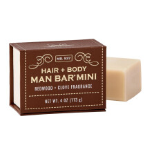 San Francisco Soap Hair and Body Mini-Bar 4oz (Redwood and Clove) - No Harmful Chemicals - Good for All Skin Types - Made in the USA