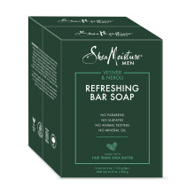 Sheamoisture Savon Bar Rafraîchissant pour Hommes Vetiver & Neroli, 8 Oz 2 Barres