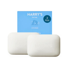 Harrys Bar Soap for Men Stone Scent 4 oz Body Soap Bars 2 Pack