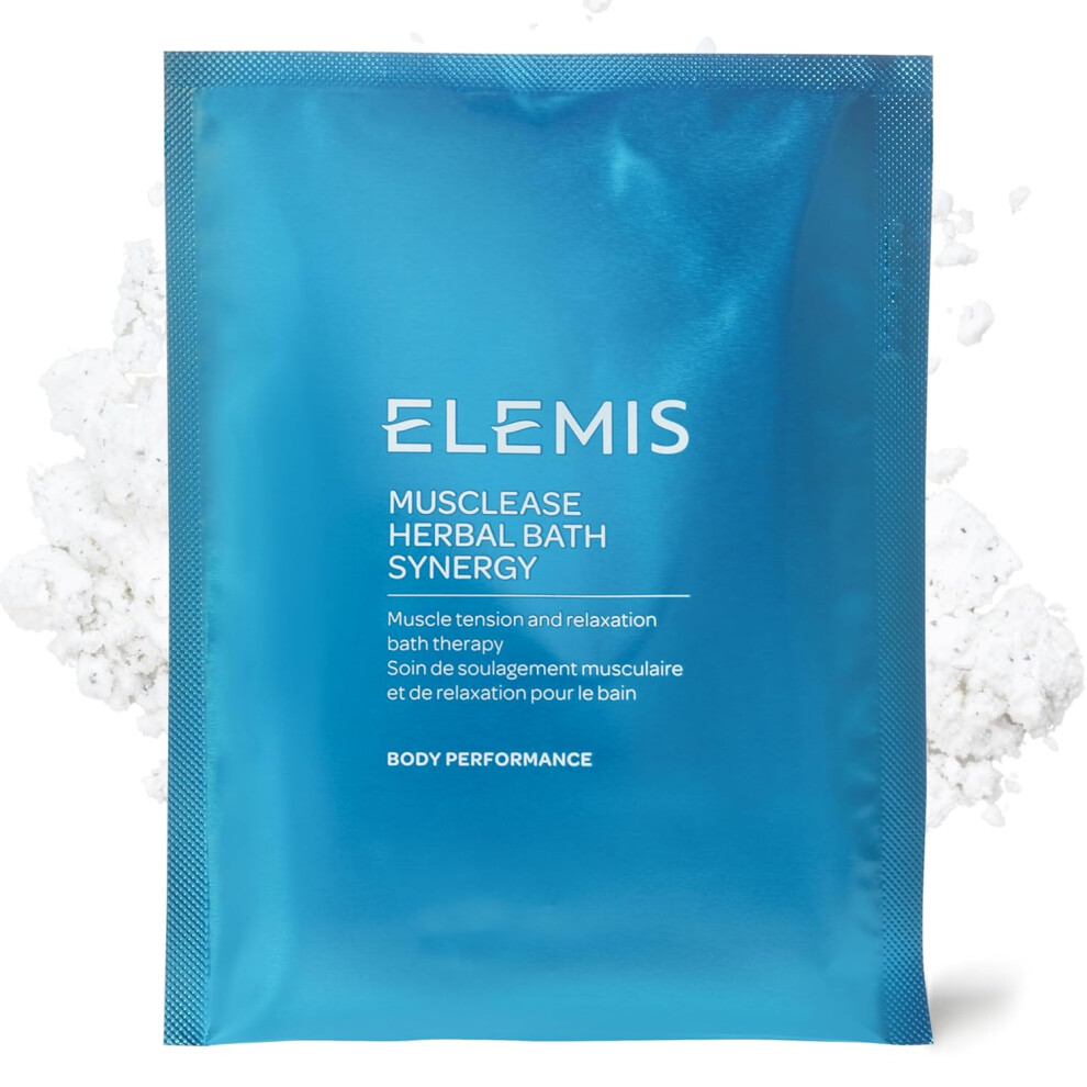 ELEMIS Musclease Herbal Bath Synergy  Calming Muscle Tension and Relaxation Therapy Soak Relieves Aches Pains and Tension PostWorkout  10 Sachets