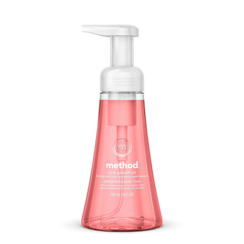 Method Foaming Hand Soap Pink Grapefruit Biodegradable Formula 10 Fl Oz Pack of 1