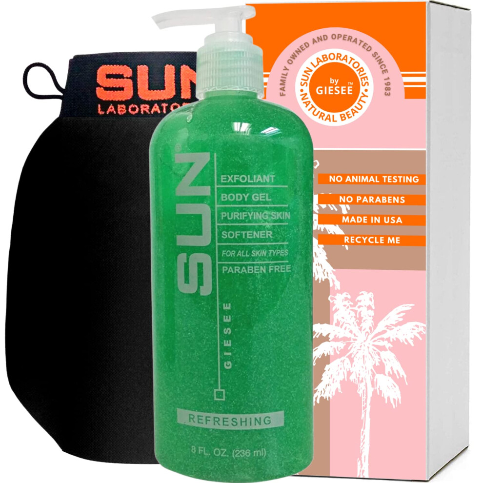 Zel Zluszczajacy I Rekawica Do Oczyszczania I Zmiekczania Skry - 1 8 Fl. Uncja Butelka-image