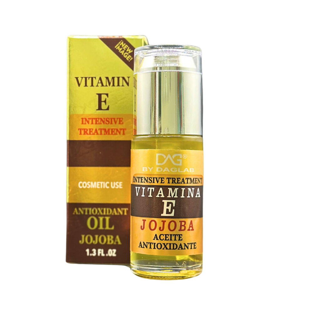Dag Vitamin E Oil 13 Fl Oz Intensive Treatment For Cosmetic Use Enriched With Jojoba Aloe Vera Argan And Glycerin